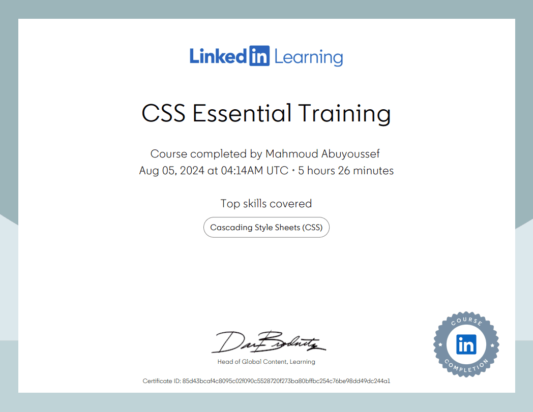 CSS Essential Training