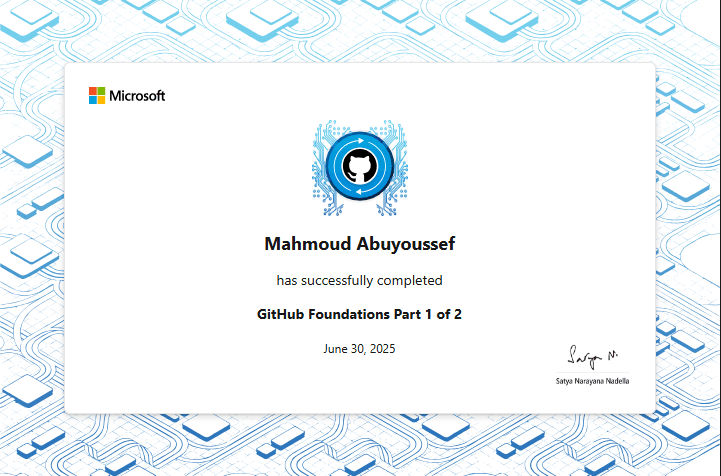 GitHub Foundations Part 1 of 2