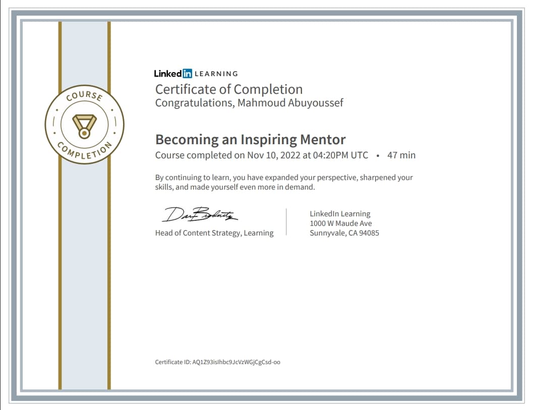 Becoming an Inspiring Mentor